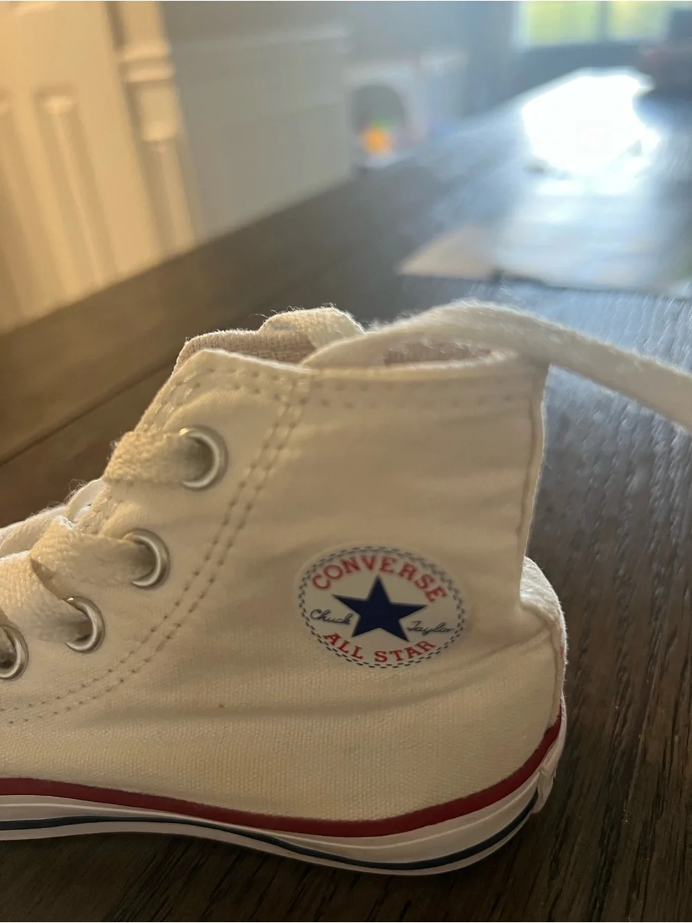 CONVERSE ALLSTAR HI OPTICAL WHITE CANVAS Toddler